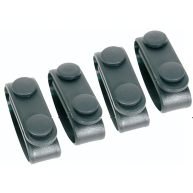 BLACKHAWK Molded Belt Keepers Set of 4 in Black