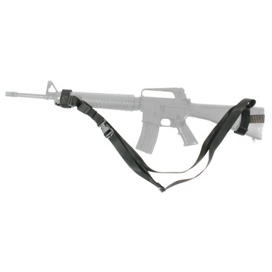 BLACKHAWK Universal Swift Sling in black — three-point tactical rifle sling