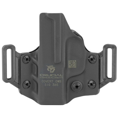 Adjustable cant and dual belt loop detail on Sig P365 OWB holster