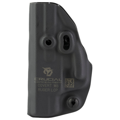 Side angle view showing trigger bump detail on Crucial Concealment Covert IWB holster