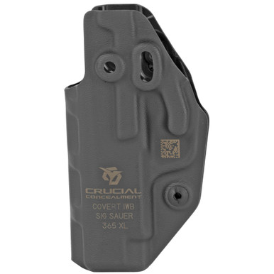 Crucial Concealment Covert IWB Holster for Sig P365 XL in black — front view