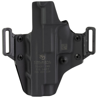 Side angle view showing adjustable cant and dual belt loop slots