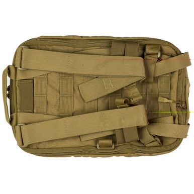 HSP FlatPack 2.0 Coyote showing zippered expansion system fully extended
