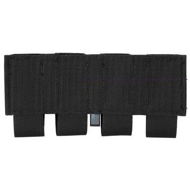 Haley Strategic Partners Micro Rig SMG Insert in Black — detail view showing elastic retention and hook-and-loop