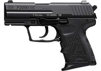 Heckler & Koch P2000SK 9mm subcompact pistol – left side view