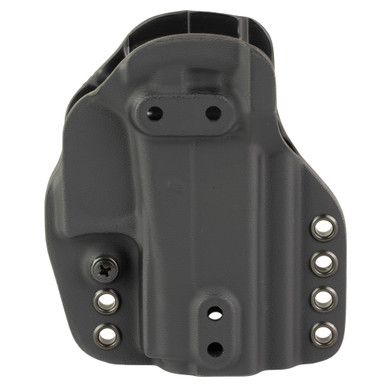 Side angle view of G-Code Prime Carry black holster retention details