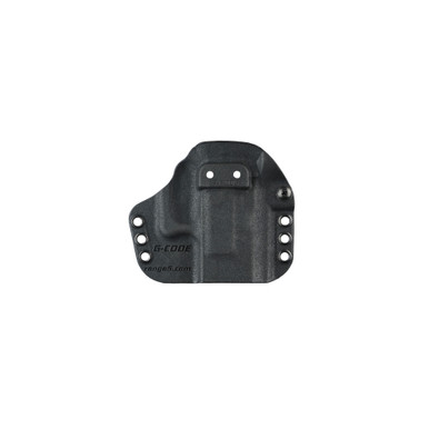 G-Code Paradigm Small/Medium Frame Holster in black, front view