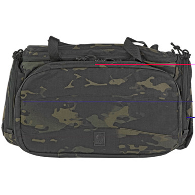 Grey Ghost Gear Range Bag in black 500D Cordura with padded shoulder strap