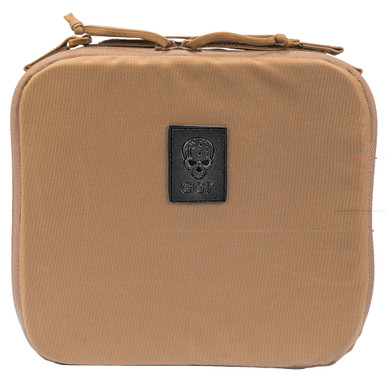 Grey Ghost Gear Pistol Case Coyote Brown exterior view