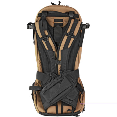 Interior compartment of Grey Ghost Gear Apparition SBR Bag showing rifle storage layout