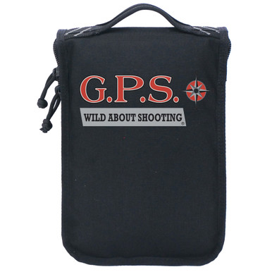 GPS Tactical Pistol Case Black with 1000 Denier heavy duty material and YKK zippers