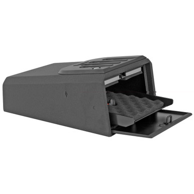 GunVault MiniVault Quick Access Safe - drawer open showing interior