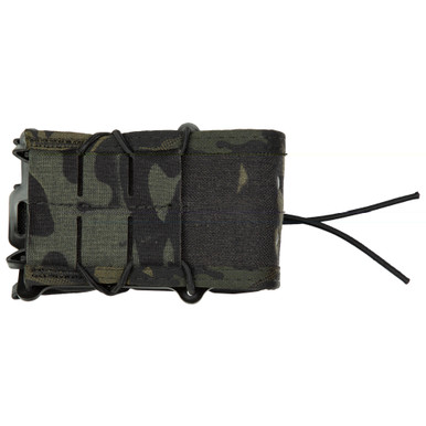 Side angle view of HSGI X2RP TACO MOLLE pouch showing HSGI clip attachment system