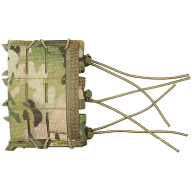 Side view of Triple Pistol TACO showing elastic shock cord retention system