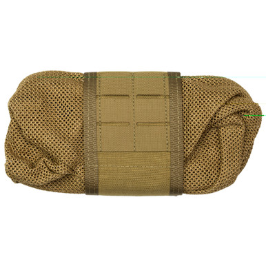 Side angle view showing MOLLE attachment and mesh net drainage design
