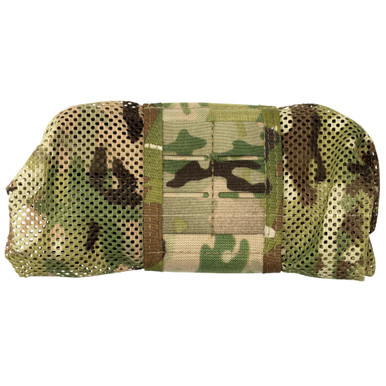 Close-up of 1000D Cordura net mesh panel on HSGI Mag-Net Dump Pouch V2 showing contents visibility
