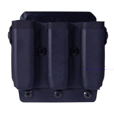 High Speed Gear HSGI Triple Mag Pouch Universal Clip Size 1 in black Kydex