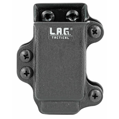 L.A.G. Tactical MCS Magazine Carrier 9/40 Full Black - Front View