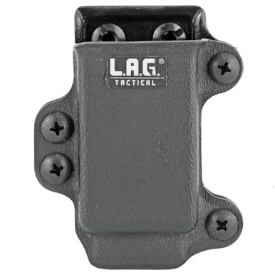 L.A.G. Tactical MCS Slim Magazine Carrier 9/40 Black - Front View