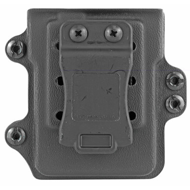 L.A.G. Tactical M.C.S. AR-15 Magazine Carrier in black, angle view