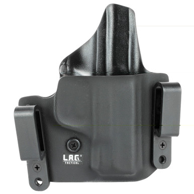 LAG Tactical Defender OWB Holster for S&W M&P Shield in black, right-hand