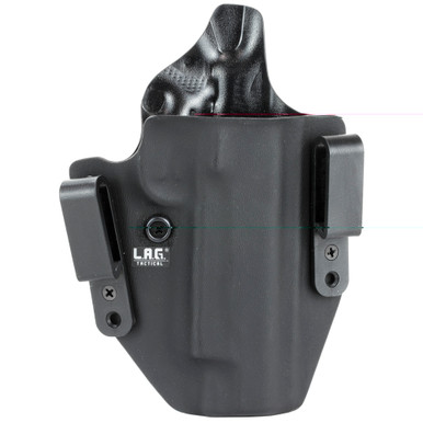 L.A.G. Tactical Defender 1911 5-inch Rail OWB black right-hand holster