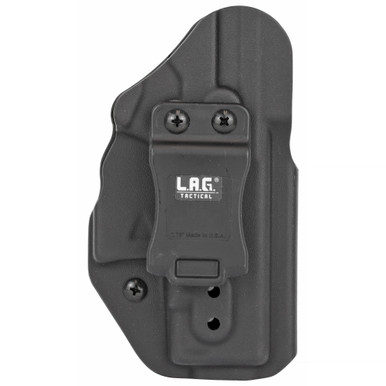 LAG Liberator MK II Glock 26 black ambidextrous OWB holster side view