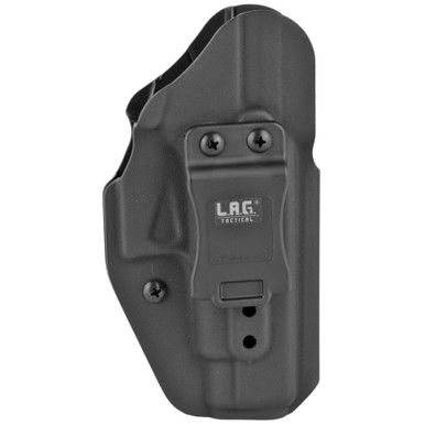 Side angle view showing adjustable 1.75-inch belt clip and cant adjustment on Liberator Mk II