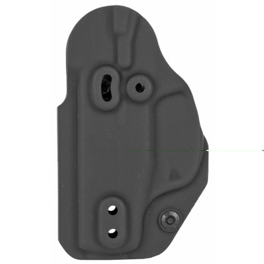 Close-up of LAG Liberator Mk II adjustable 1.75-inch belt clip in black