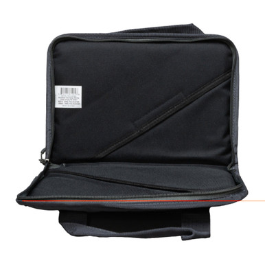 Interior foam padding and four magazine pouches inside Legend Pegasus pistol case