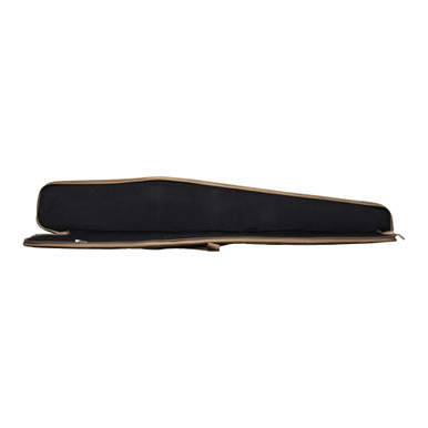 Interior view of Legend Pegasus shotgun case showing soft lining and foam padding protection