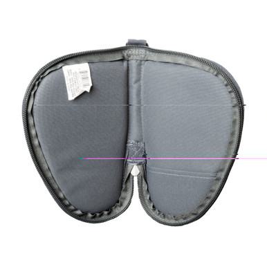 Pegasus pistol rug open showing padded interior compartment and front accessory pocket
