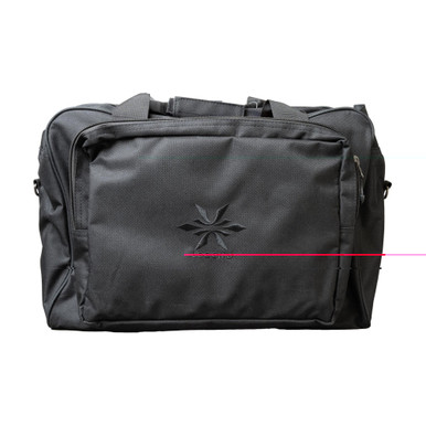 Legend Pegasus Range Bag Black with padded compartment and organized pockets