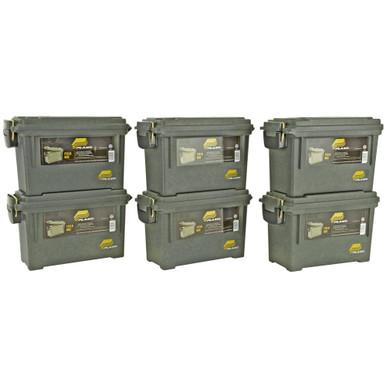 Heavy-duty carry handle and lockable latch detail on Plano ODG ammo box