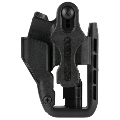Side view of Safariland Schema P365 holster showing adjustable cant and trigger guard retention