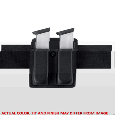 Safariland SL 73 Double Magazine Pouch for Glock 17 in Tactical Black
