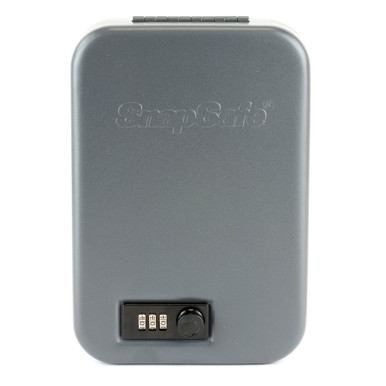 SnapSafe Large Combination Lock Box exterior showing pry-resistant steel housing and combination lock