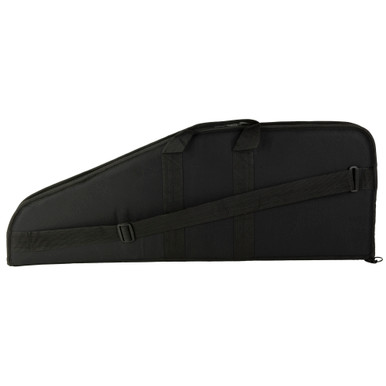 Close-up of double-stitched wrap-around handle on US PeaceKeeper MSR rifle case