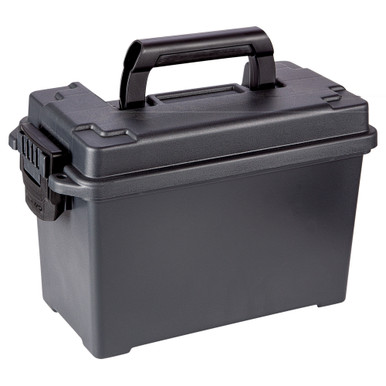 Plano Deep Black ammo boxes 4-pack military-style stacked cases