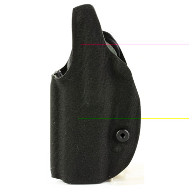 Close-up of Safariland Species P365XL holster tension adjustment screw and optic cutout