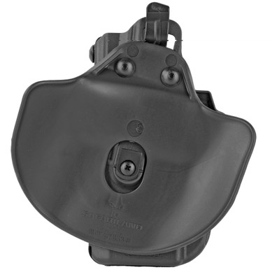 Side profile view of Safariland 7378 ALS thumb release and retention mechanism