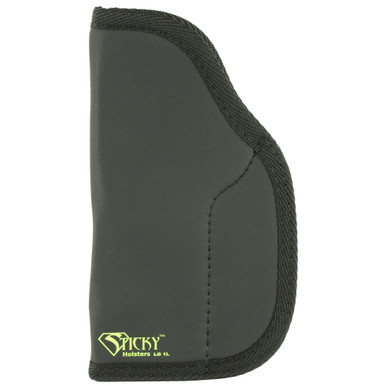 Sticky Holsters LG-1L black IWB holster for 5-inch 1911 pistols, front view