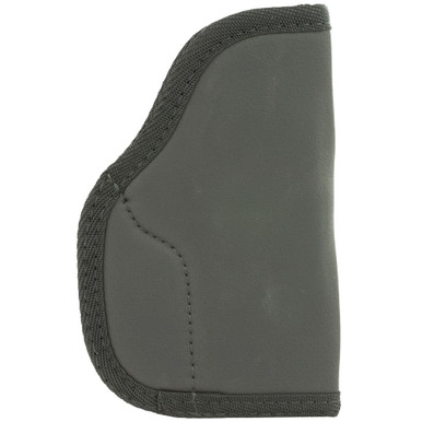 High-friction synthetic rubber exterior of Sticky Holsters LG-1S keeping holster in place