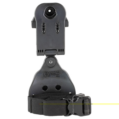 Rapid Force SDL BK LBS Standard duty holster – front view in black polymer