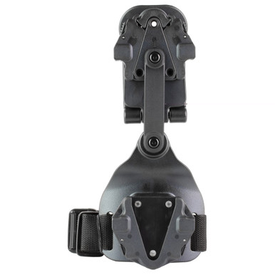 Rapid Force SDL BK LBS Standard holster – alternate angle showing retention and belt attachment