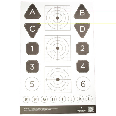 Action Target FC Double-Sided Training Target reverse side detail