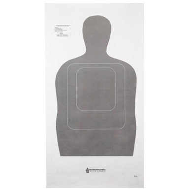 Action Target TQ-15 Gray 25-Yard Silhouette Paper Target 100-Pack