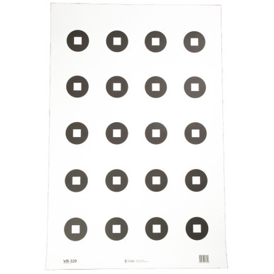 Action Target Aimpoint Dot Training Targets 100-pack front view