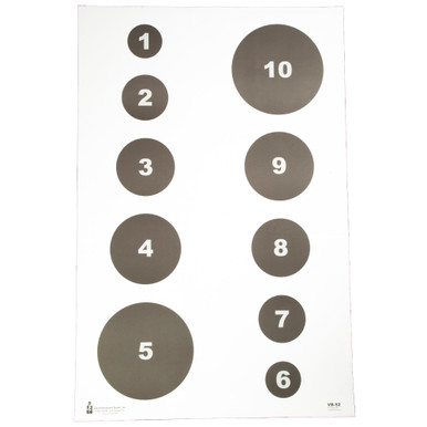 Action Target Circular Command Training Paper Target 100-Pack