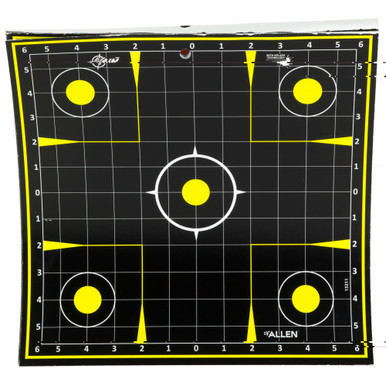 Allen EZ Aim 12.5 Inch Sight Grid Target 30 Pack with Splash Technology